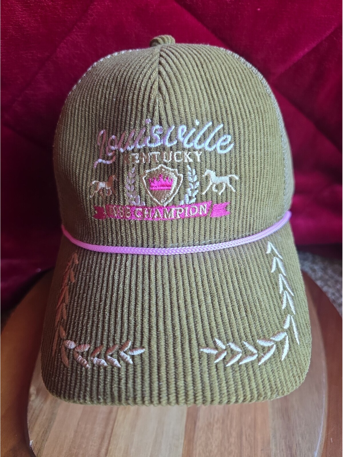 Anthropologie Louisville Kentucky 1938 Championship Adjustable Baseball Cap New
